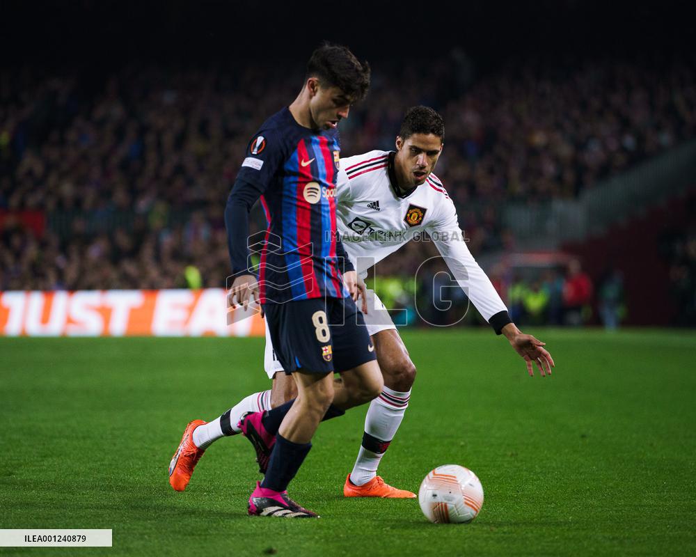 (SP)SPAIN-BARCELONA-FOOTBALL-UEFA-EUROPA LEAGUE-BARCELONA VS MANCHESTER UNITED