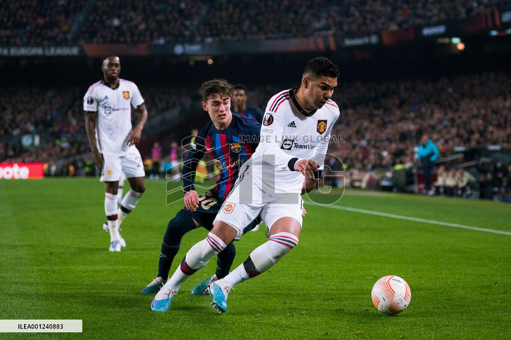 (SP)SPAIN-BARCELONA-FOOTBALL-UEFA-EUROPA LEAGUE-BARCELONA VS MANCHESTER UNITED