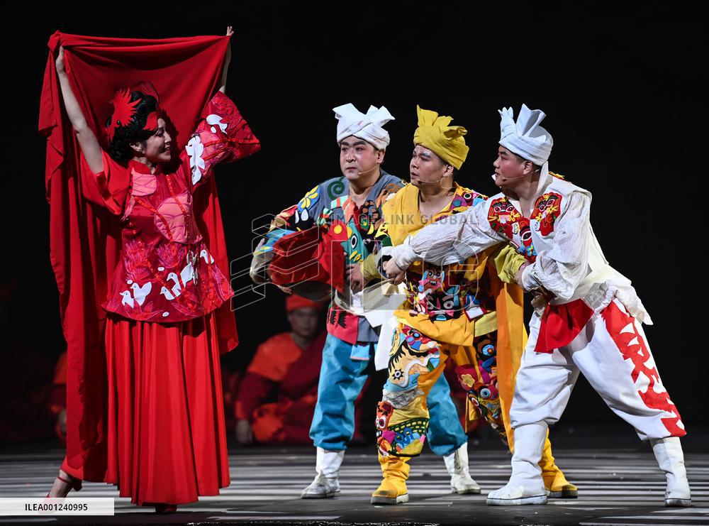 CHINA-SHAANXI-YULIN-INTANGIBLE CULTURAL HERITAGE-YANGGE DRAMA (CN)
