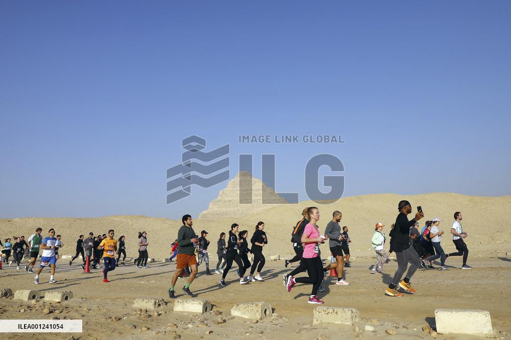 (SP) EGYPT-SAQQARA-SAQQARA PYRAMID RACE