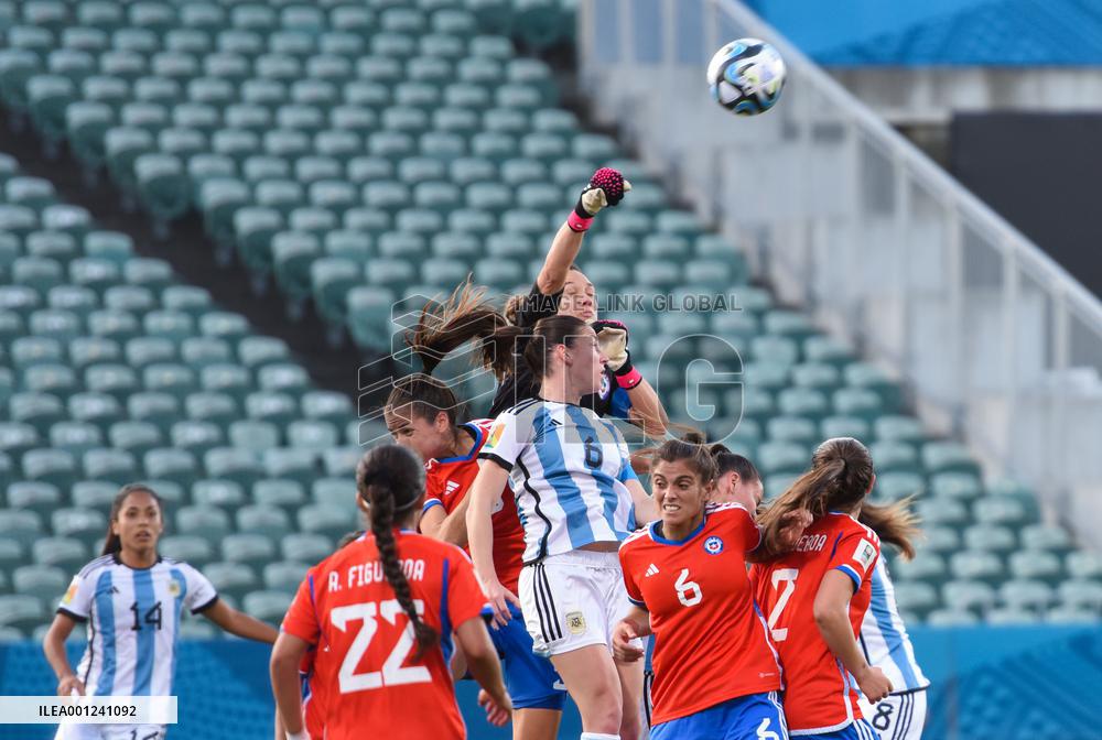 (SP)NEW ZEALAND-AUCKLAND-FOOTBALL-WOMEN-FRIENDLY-ARG VS CHI