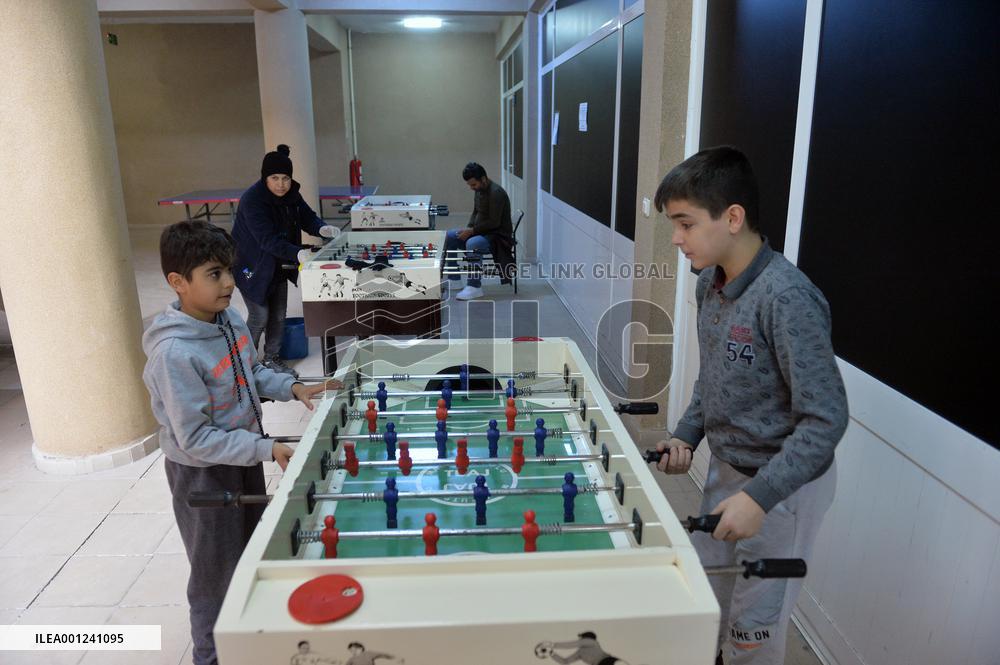 TÜRKIYE-ANKARA-EARTHQUAKE-RELIEF CENTER