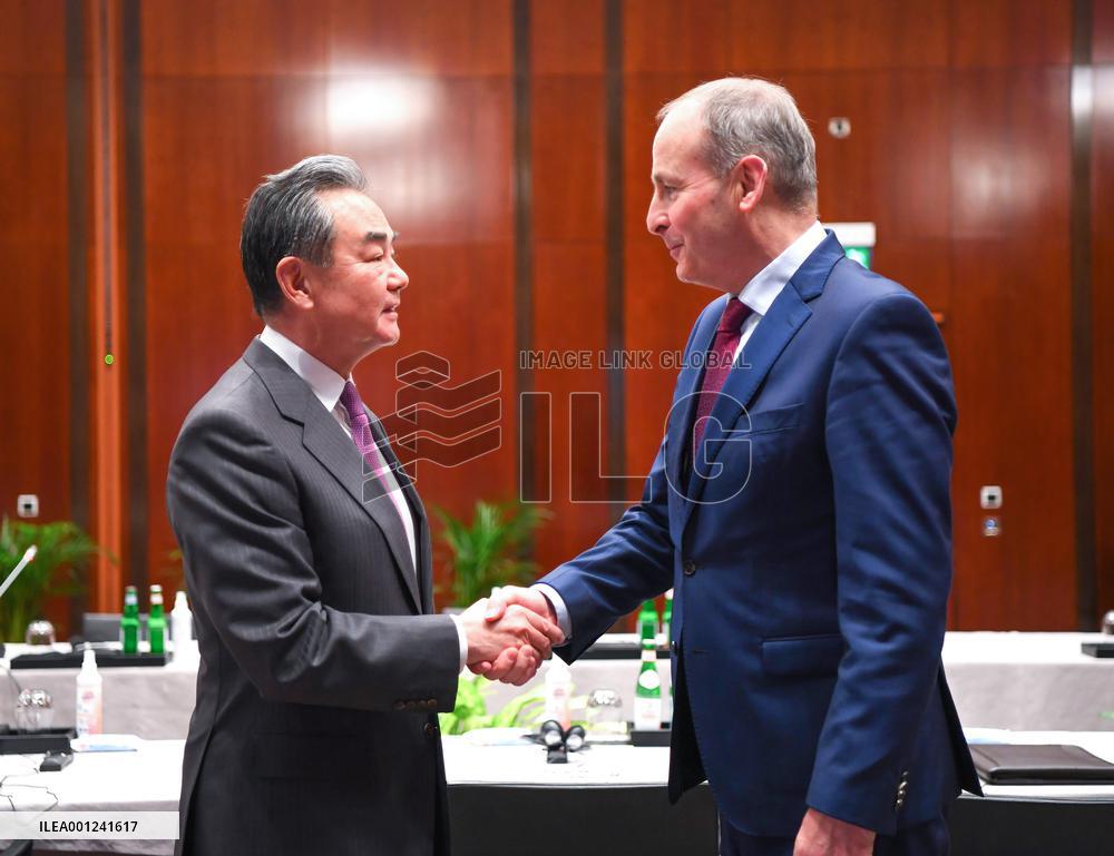 GERMANY-MUNICH-WANG YI-MICHEAL MARTIN-MEETING
