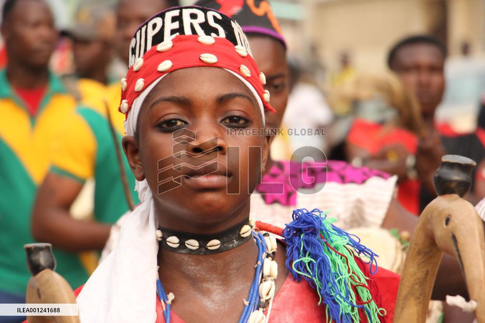 BENIN-OUIDAH-ARTS FESTIVAL-PARADE