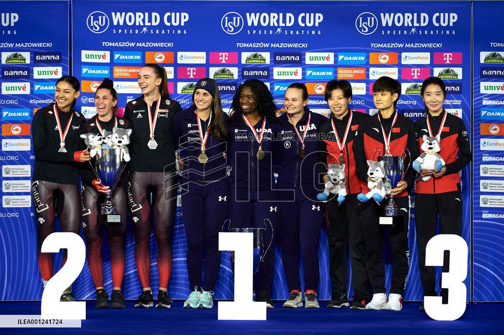 (SP)POLAND-TOMASZOW MAZOWIECKI-SPEED SKATING-ISU WORLD CUP