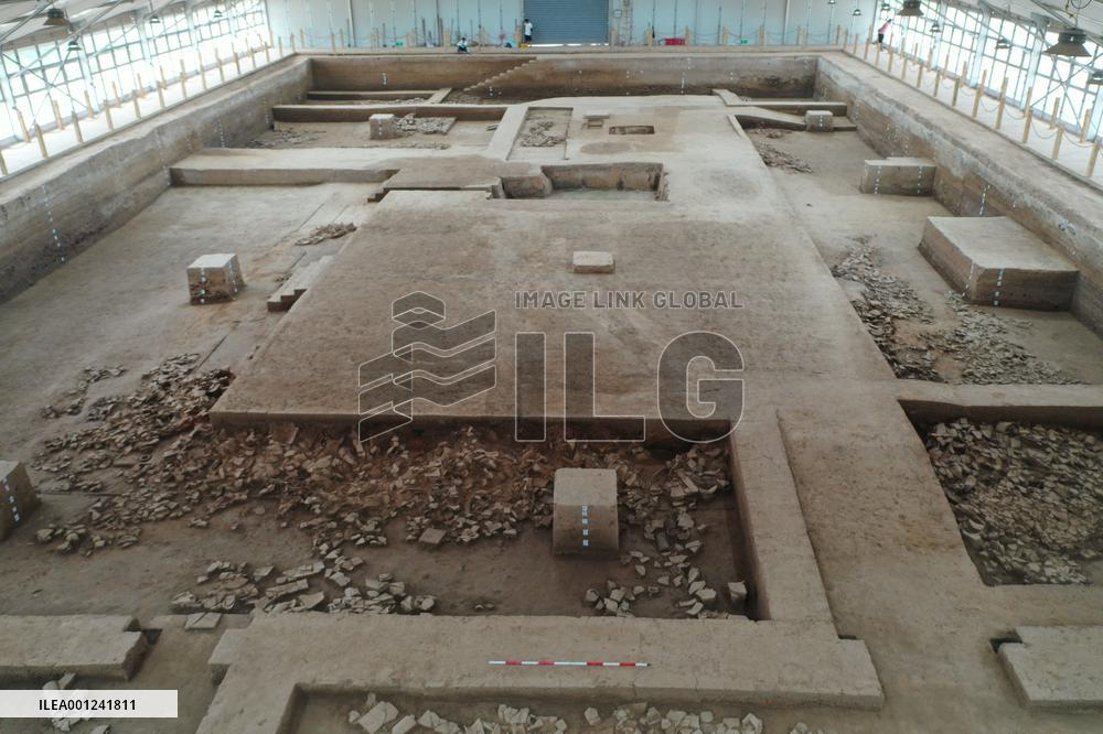 CHINA-SHAANXI-PALACE BUILDINGS-EXCAVATION (CN)