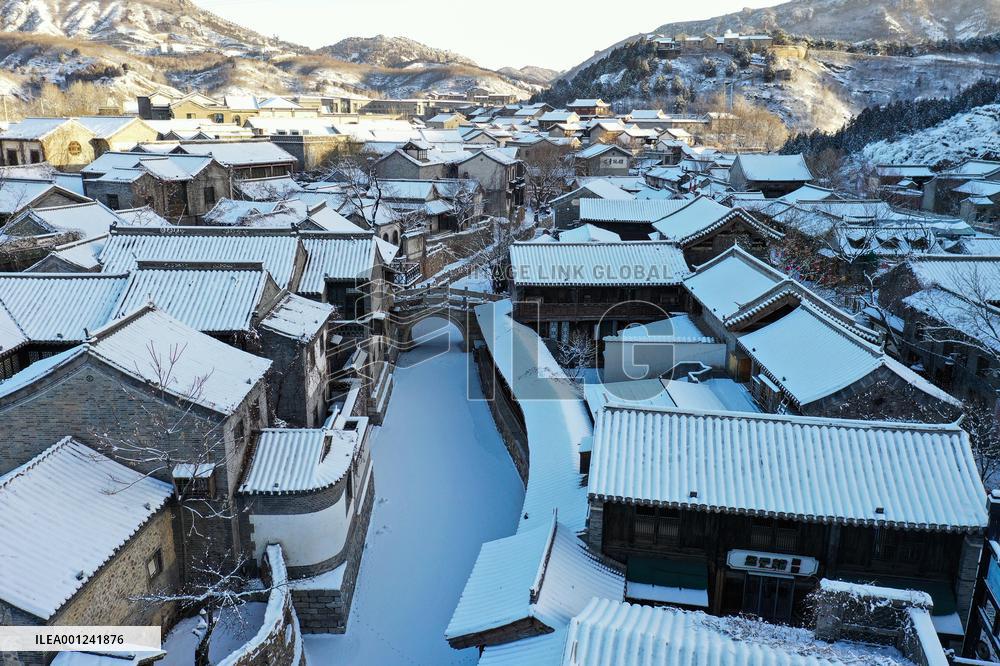 CHINA-BEIJING-GUBEI WATER TOWN-SNOW SCENERY (CN)