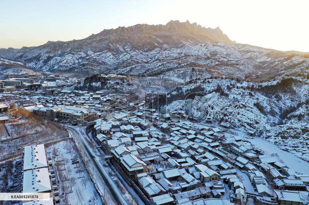 CHINA-BEIJING-GUBEI WATER TOWN-SNOW SCENERY (CN)
