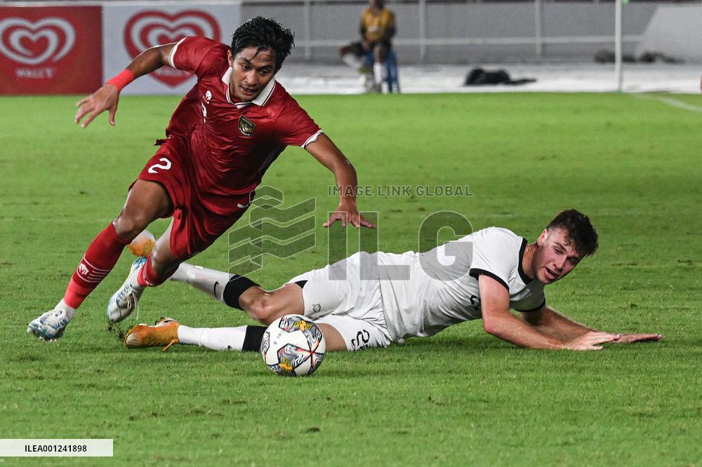 (SP)INDONESIA-JAKARTA-FOOTBALL-U20-FRIENDLY-INDONESIA VS NEW ZEALAND
