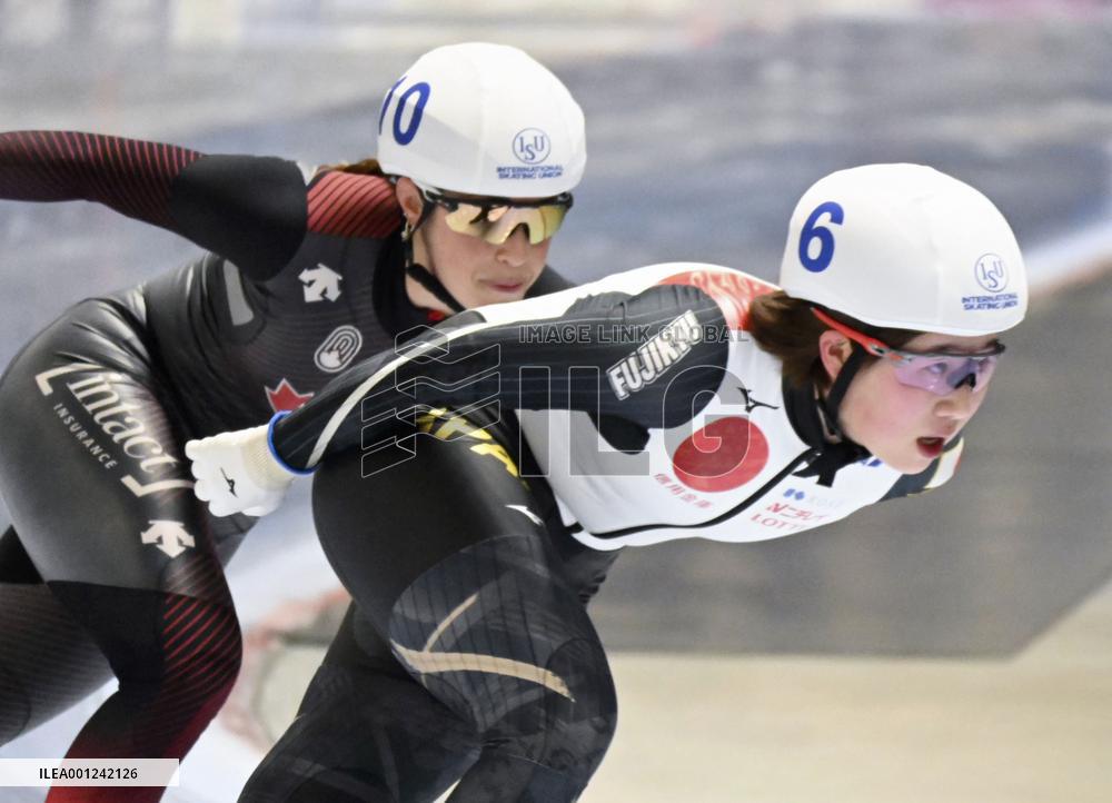 Speed skating: Horikawa wins mass start in Poland