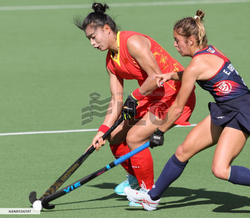 (SP)NEW ZEALAND-WELLINGTON-HOCKEY-WOMEN-FIH PRO LEAGUE-CHN VS USA
