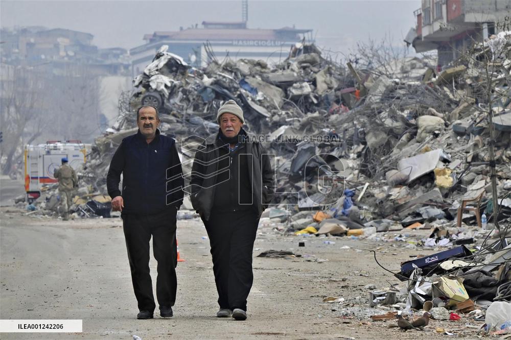 Scene in quake-hit Turkey