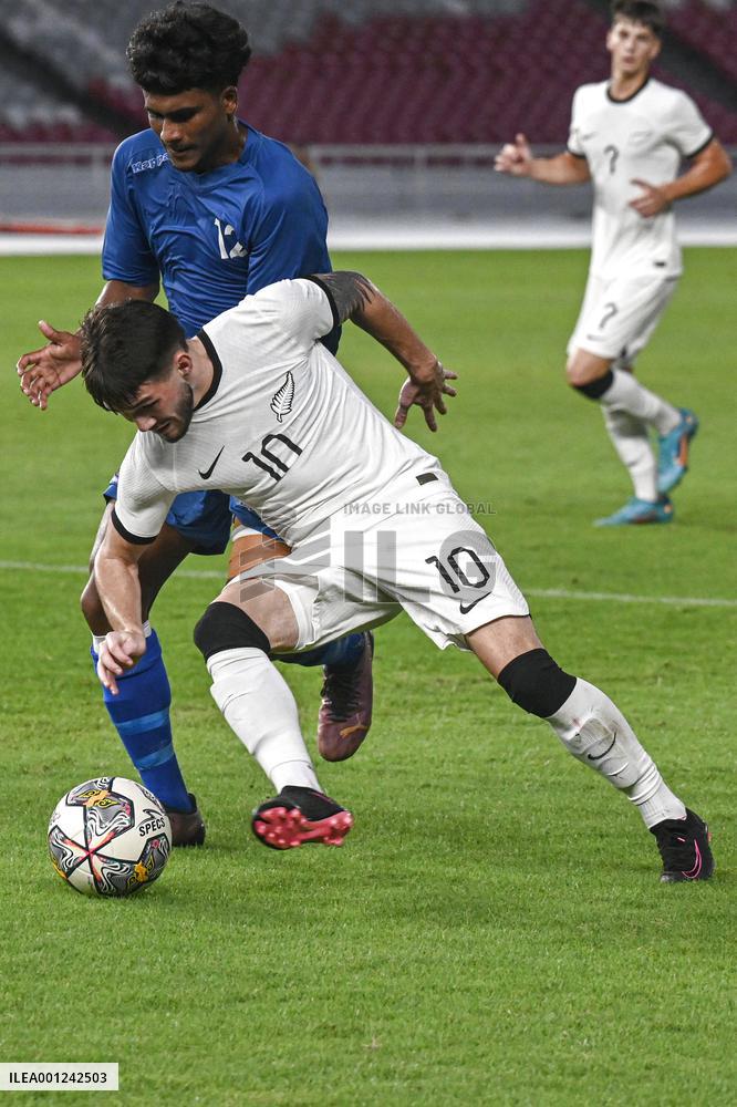 (SP)INDONESIA-JAKARTA-FOOTBALL-U20-FRIENDLY-NEW ZEALAND VS FIJI