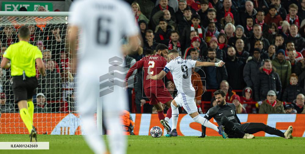 (SP)BRITAIN-LIVERPOOL-UEFA CHAMPIONS-LIVERPOOL VS REAL MADRID