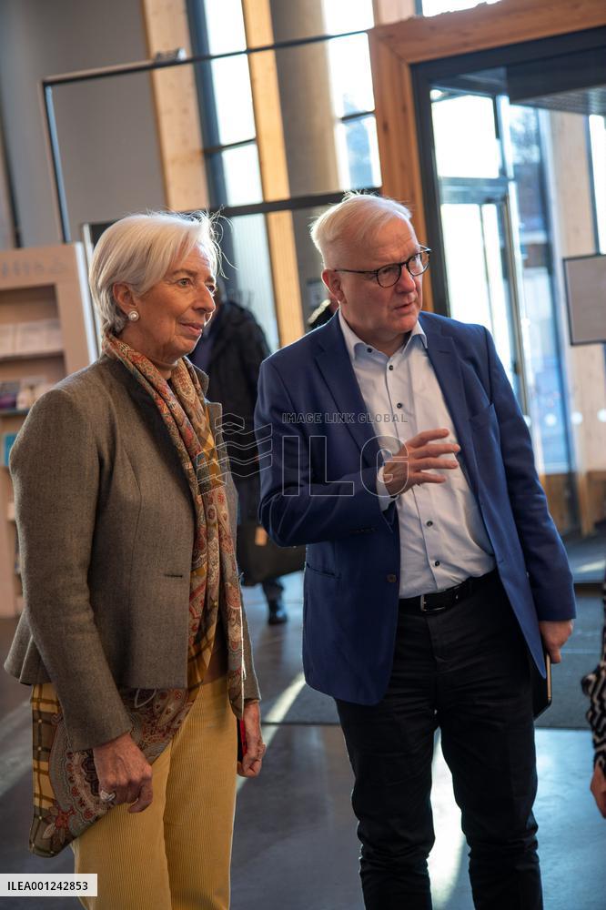 European Central Bank Governing Council in Inari, Finland