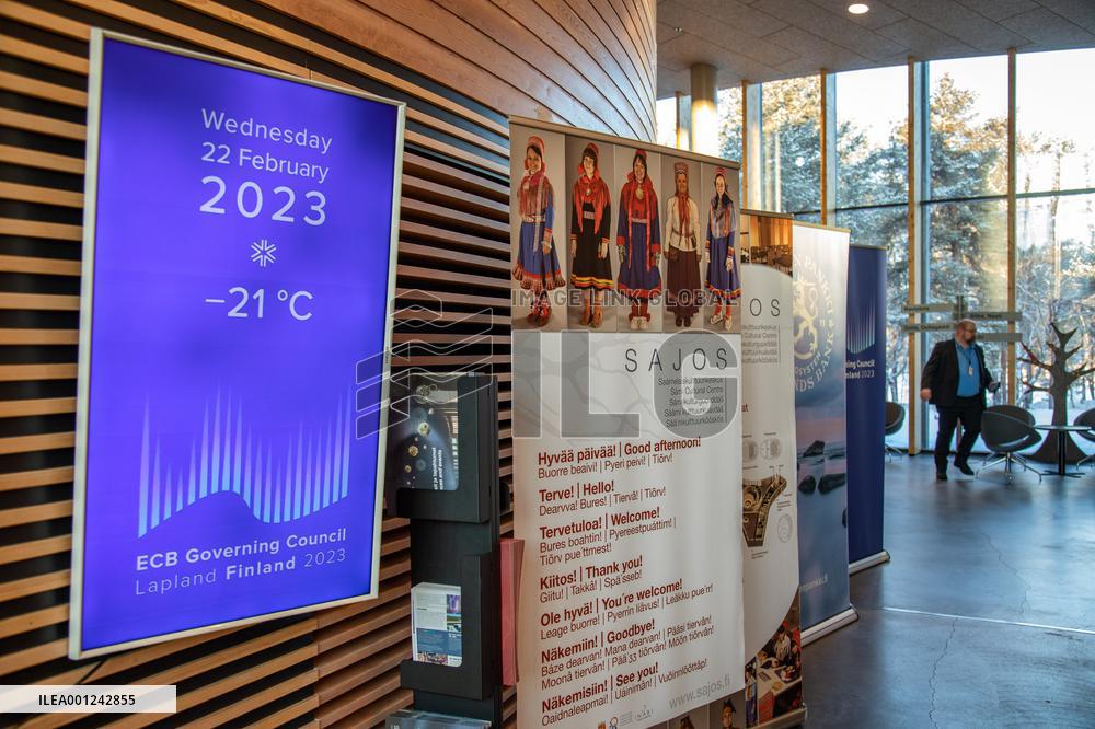 European Central Bank Governing Council in Inari, Finland