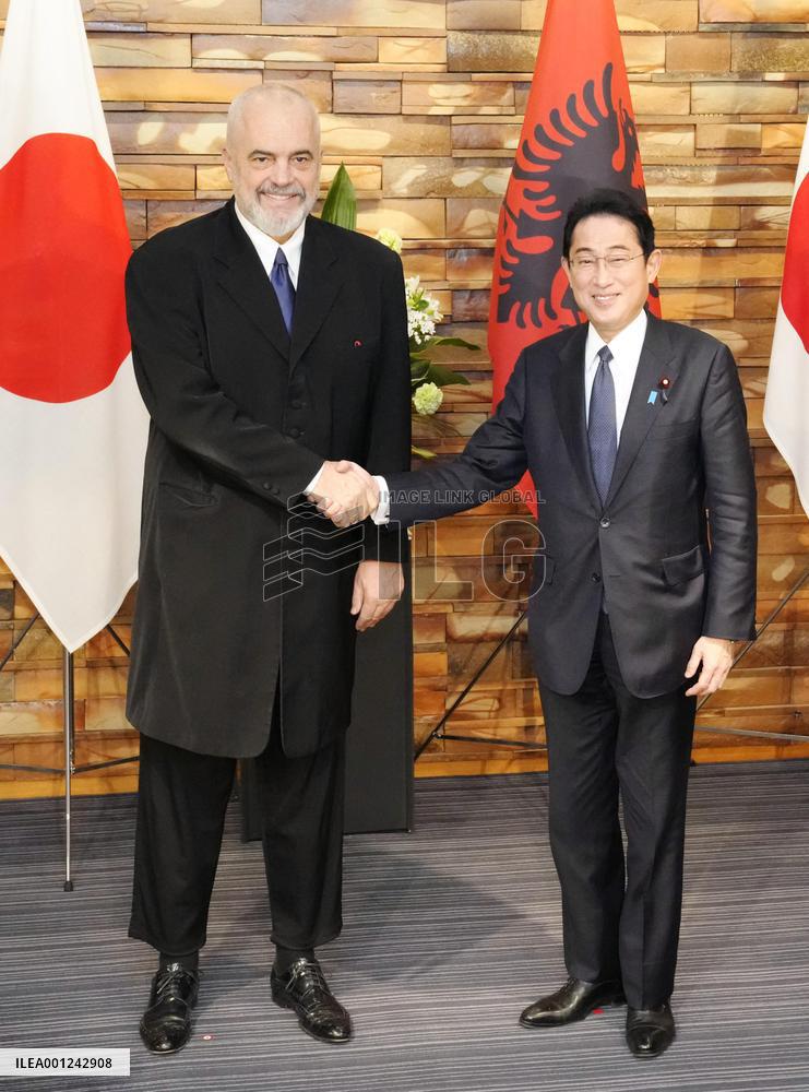 Japan-Albania talks