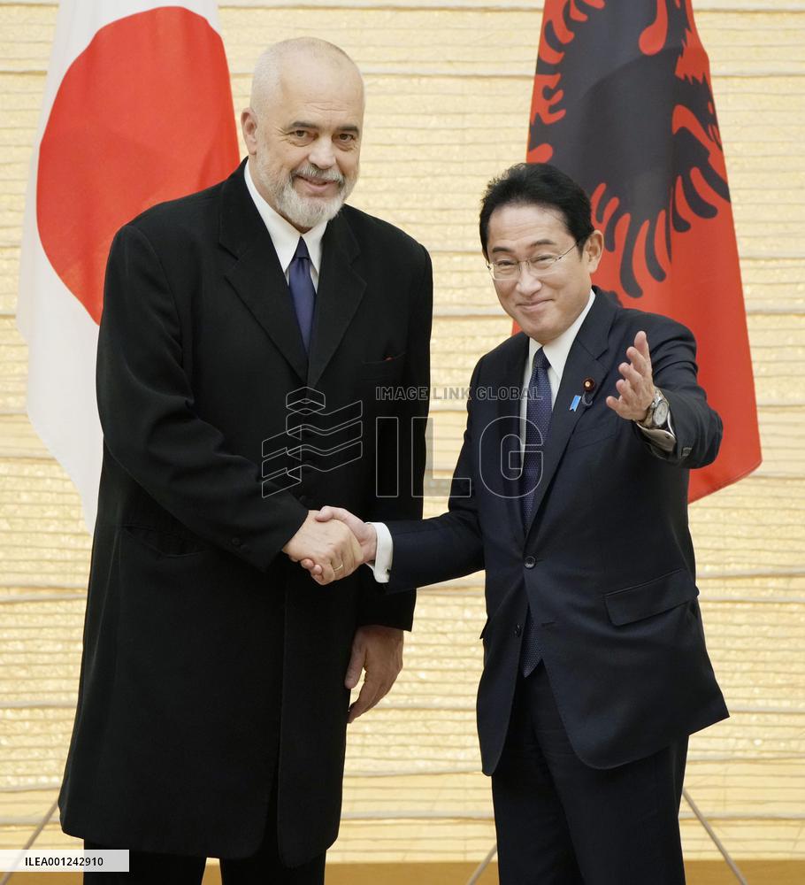 Japan-Albania talks