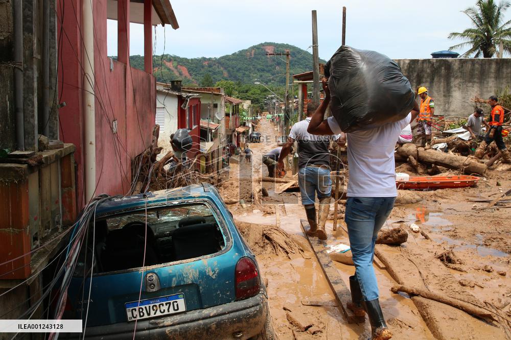 BRAZIL-SAO SEBASTIAO-STORM-AFTERMATH