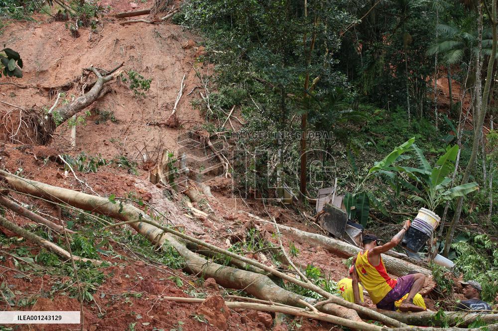 BRAZIL-SAO SEBASTIAO-STORM-AFTERMATH