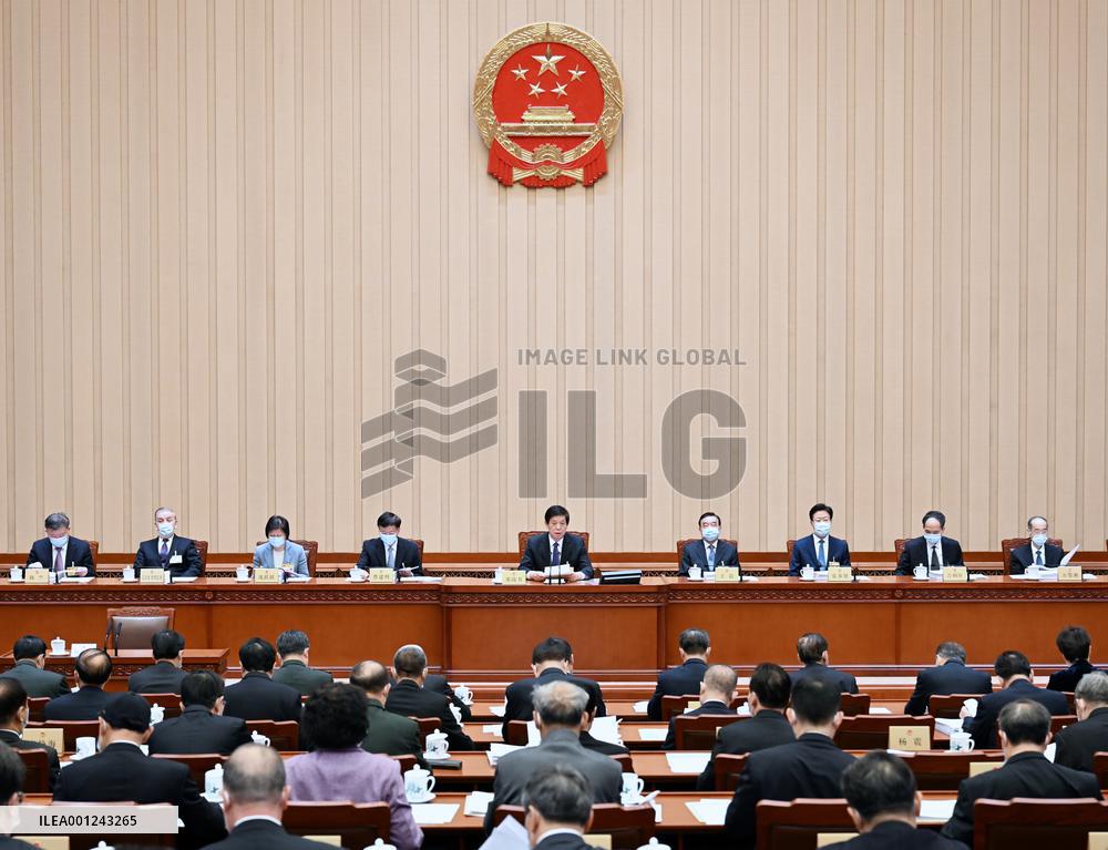 CHINA-BEIJING-LI ZHANSHU-NPC-SESSION (CN)