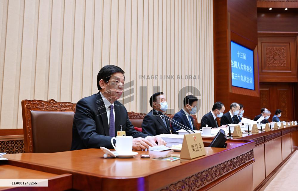 CHINA-BEIJING-LI ZHANSHU-NPC-SESSION (CN)