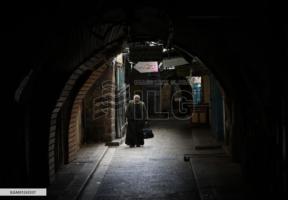 MIDEAST-NABLUS-STRIKE