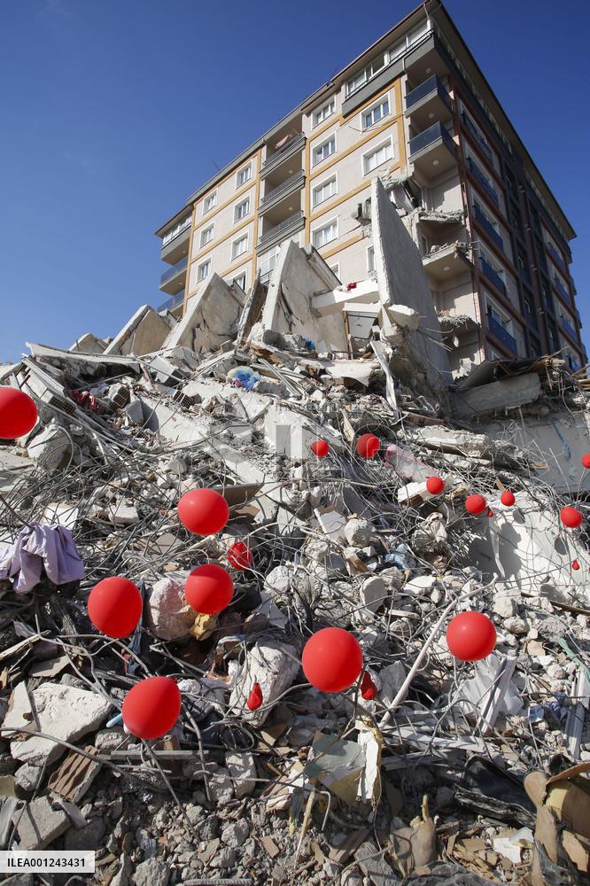 Scene in quake-hit Turkey