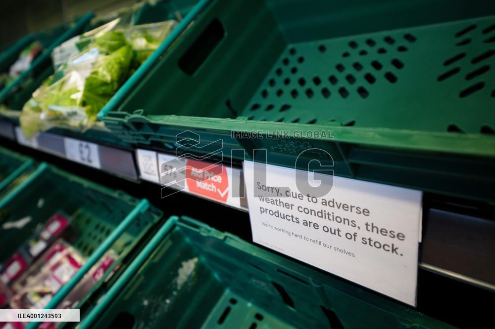 BRITAIN-FRUIT AND VEGETABLE-SHORTAGE