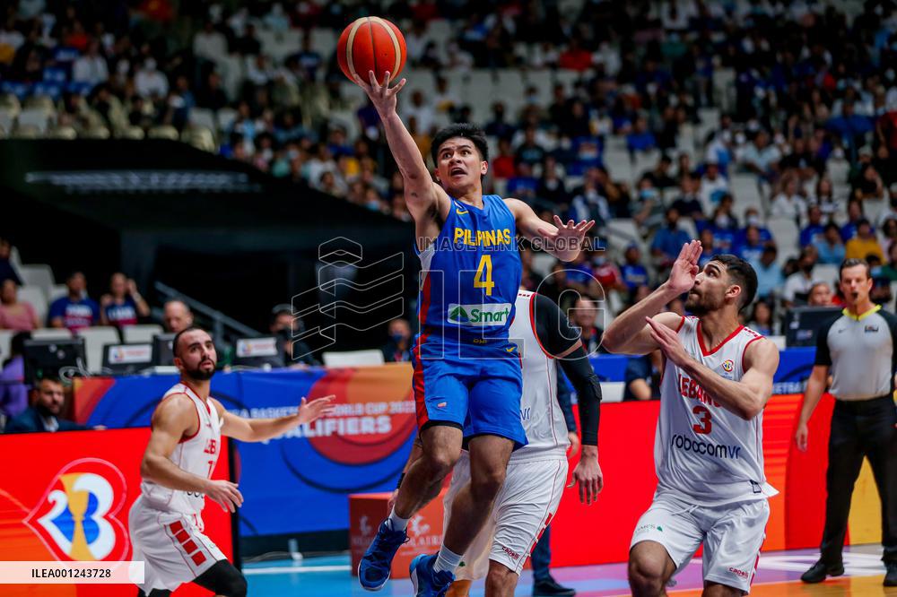 (SP)PHILIPPINES-BULACAN PROVINCE-BASKETBALL-FIBA WORLD CUP 2023 QUALIFIERS-GROUPE E-PHILIPPINES VS LEBANON