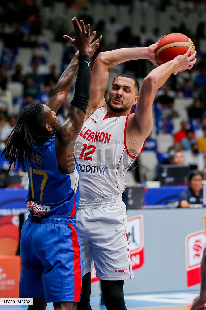 (SP)PHILIPPINES-BULACAN PROVINCE-BASKETBALL-FIBA WORLD CUP 2023 QUALIFIERS-GROUPE E-PHILIPPINES VS LEBANON