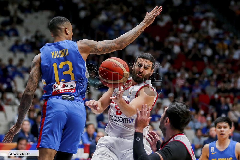 (SP)PHILIPPINES-BULACAN PROVINCE-BASKETBALL-FIBA WORLD CUP 2023 QUALIFIERS-GROUPE E-PHILIPPINES VS LEBANON