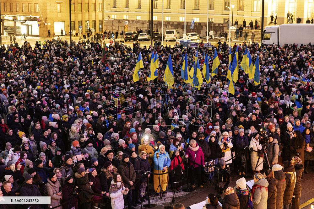 Light for Ukraine -candlelight memorial
