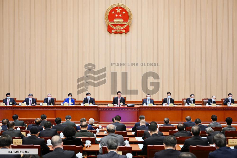 CHINA-BEIJING-LI ZHANSHU-NPC-SESSION-CLOSING MEETING (CN)