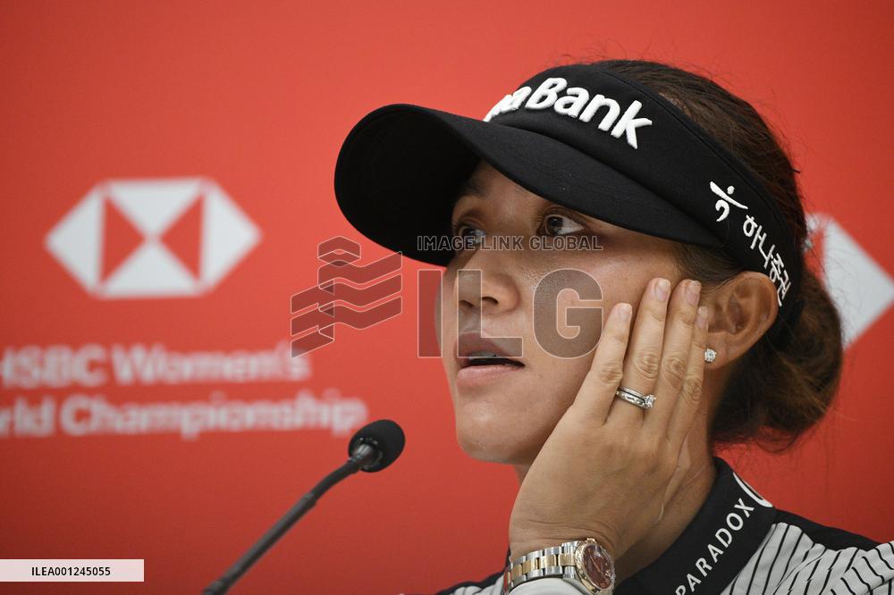 (SP)SINGAPORE-GOLF-WOMEN'S WORLD CHAMPIONSHIP-PRESS CONFERENCE