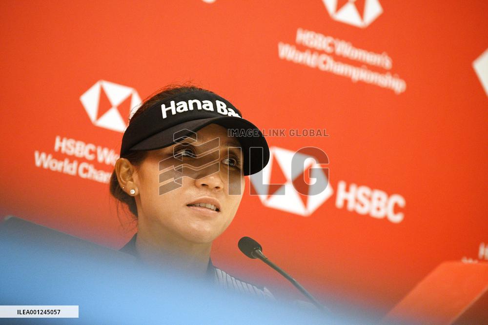 (SP)SINGAPORE-GOLF-WOMEN'S WORLD CHAMPIONSHIP-PRESS CONFERENCE