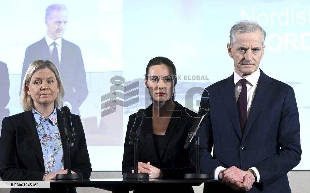 Pohjoismaisen Työväenliikkeen yhteistyökomitea SAMAKin tiedotustilaisuus