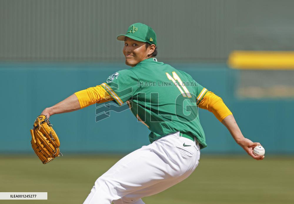 CORRECTED: Baseball: Athletics' Fujinami