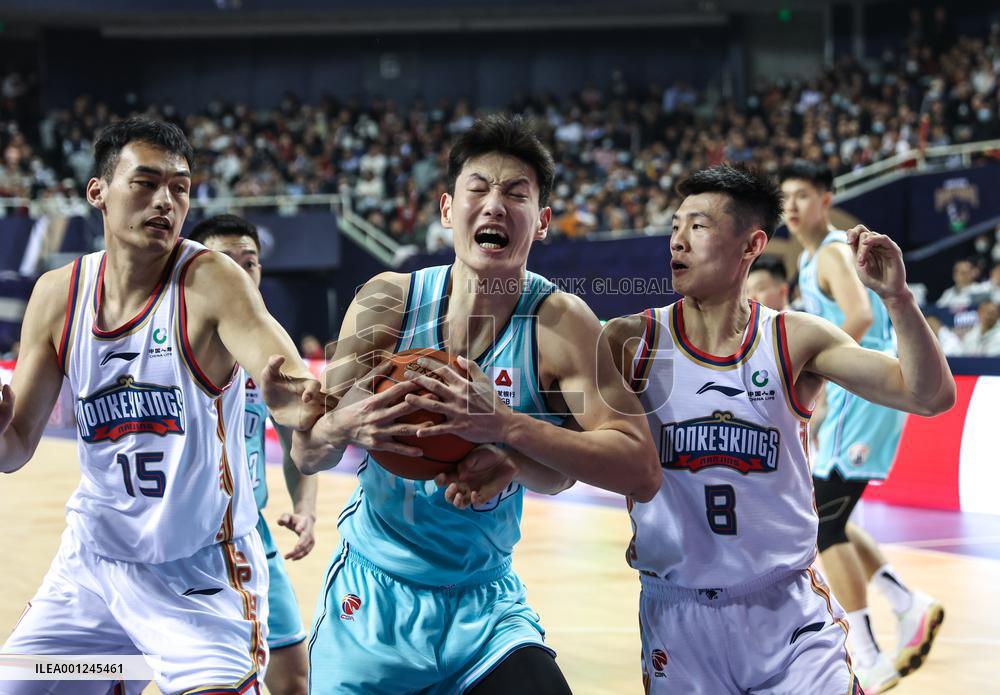 (SP)CHINA-NANJING-BASKETBALL-CBA LEAGUE-NANJING VS QINGDAO(CN)