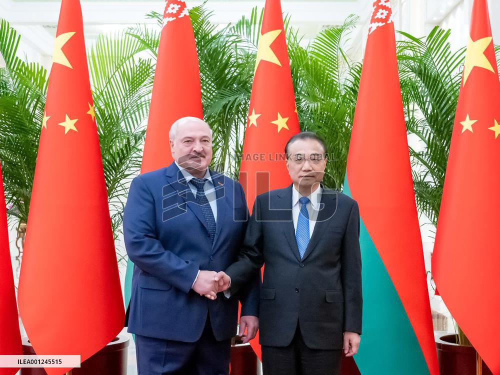 CHINA-BEIJING-LI KEQIANG-BELARUS-LUKASHENKO-MEETING (CN)