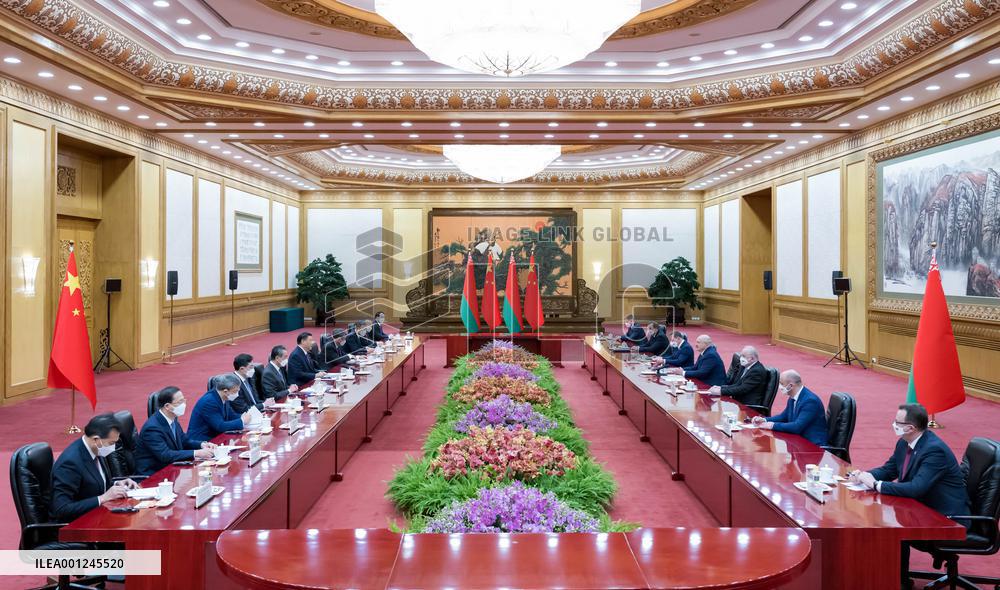 CHINA-BEIJING-XI JINPING-BELARUS-LUKASHENKO-TALKS (CN)