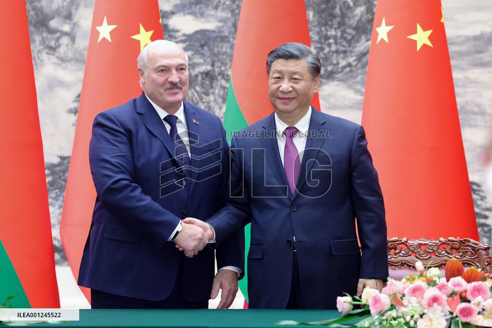 CHINA-BEIJING-XI JINPING-BELARUS-LUKASHENKO-TALKS (CN)
