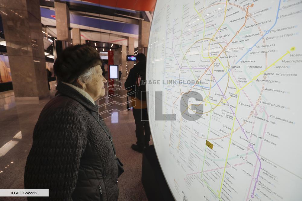 RUSSIA-MOSCOW-SUBWAY-BIG CIRCLE LINE-OPENING