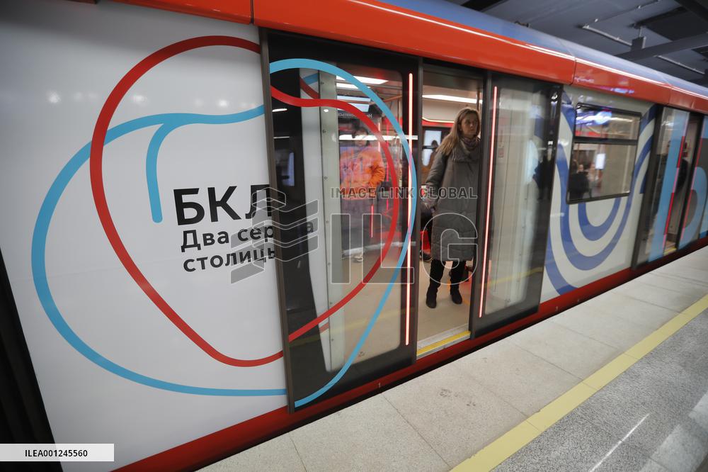 RUSSIA-MOSCOW-SUBWAY-BIG CIRCLE LINE-OPENING