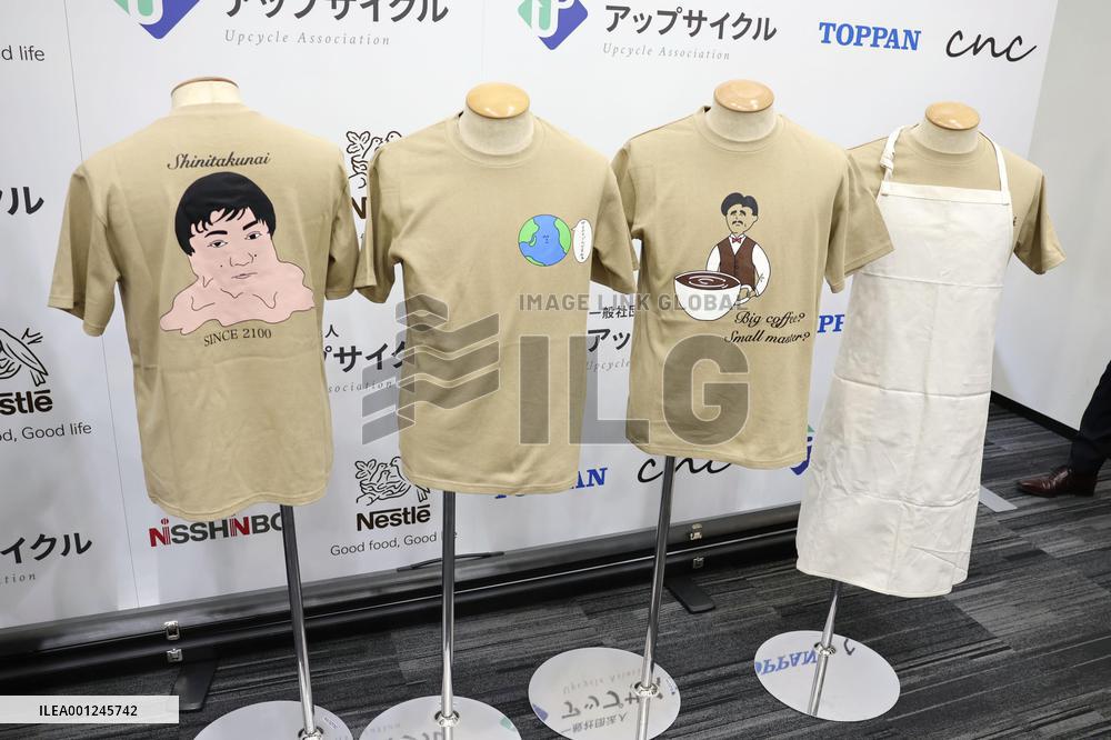 T-shirts made from waste