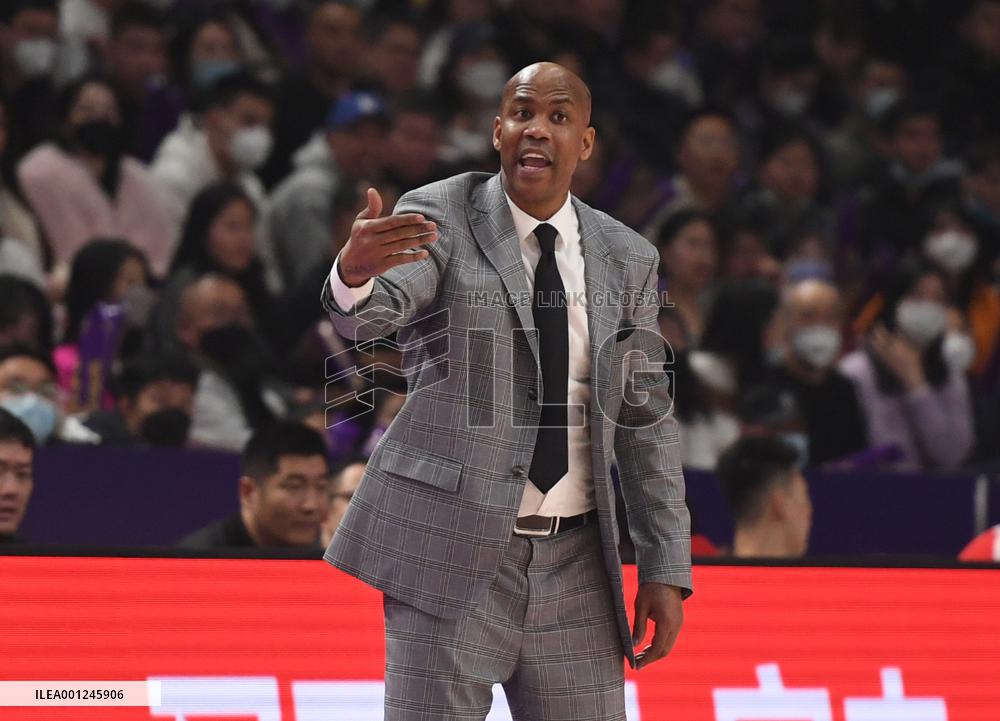 (SP)CHINA-BEIJING-BASKETBALL-CBA LEAGUE-BEIJING VS SUZHOU (CN)