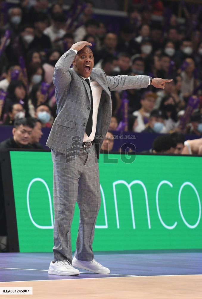 (SP)CHINA-BEIJING-BASKETBALL-CBA LEAGUE-BEIJING VS SUZHOU (CN)