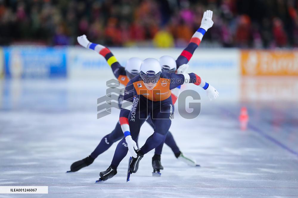 (SP)THE NETHERLANDS-HEERENVEEN-SPEED SKATING-ISU WORLD CHAMPIONSHIPS