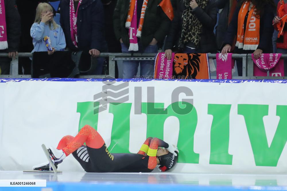 (SP)THE NETHERLANDS-HEERENVEEN-SPEED SKATING-ISU WORLD CHAMPIONSHIPS