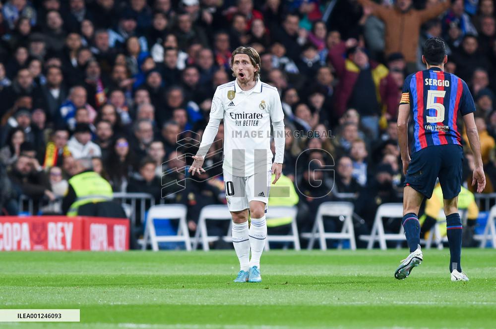 (SP)SPAIN-MADRID-FOOTBALL-KING'S CUP-REAL MADRID VS BARCELONA